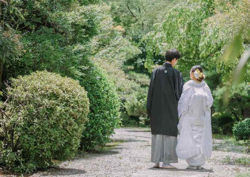 ベストシーズン♪新緑のウェディングフォト！【スタジオ＆ロケーション】和装１着全データ付プラン