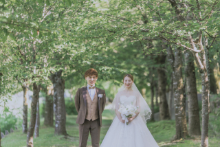 ベストシーズン♪新緑のウェディングフォト！【スタジオ＆ロケーション】衣装3着全データ付プラン