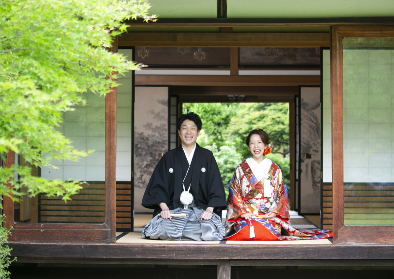 【敷地内のロケーションで人目を気にせず撮影ができます】重要文化財萬松園撮影　和装1着（データ50カット）10カットアルバム付き