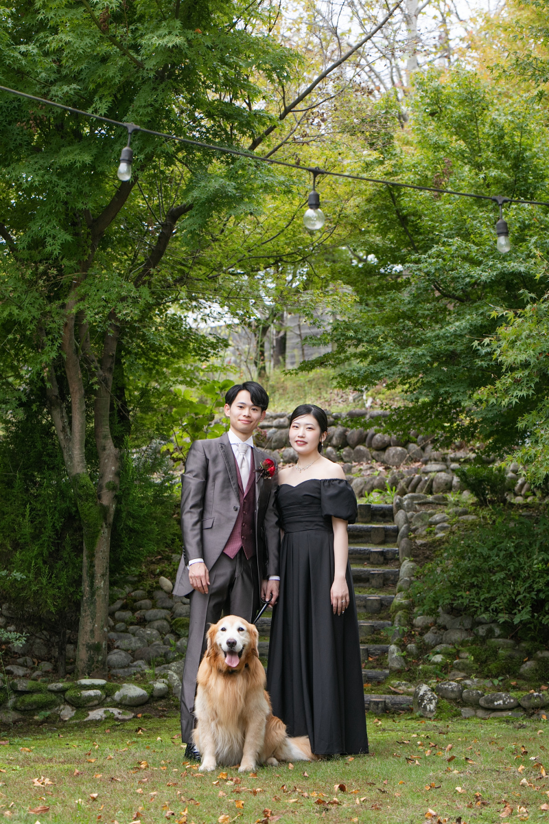 【大切な家族の一員】ペットとのウェディングフォト 洋装1着プラン