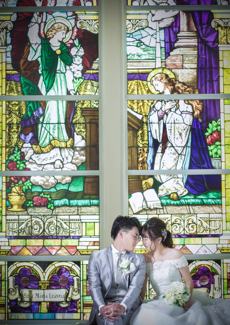 【広大な敷地を使って人目を気にせず撮影】チャペル＆ガーデン　洋装２着　（データ１００カット）