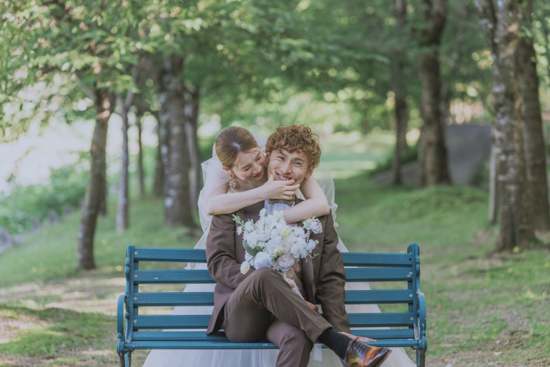 ベストシーズン♪新緑のウェディングフォト！【スタジオ＆ロケーション】衣装2着全データ付プラン