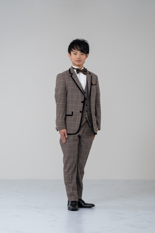 ネイビーベロア&times;チェック26