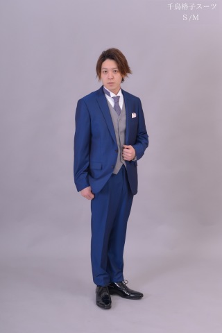 千鳥格子スーツ９