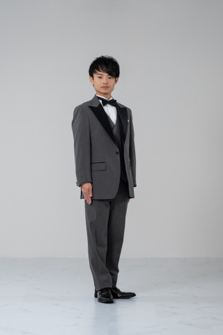 グレー&times;ブラックタキシード34