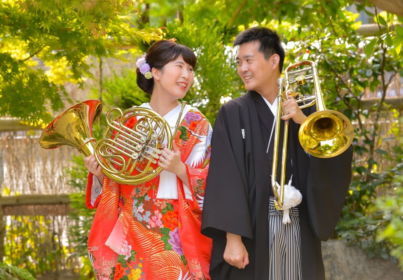 楽器と撮れて大満足♡