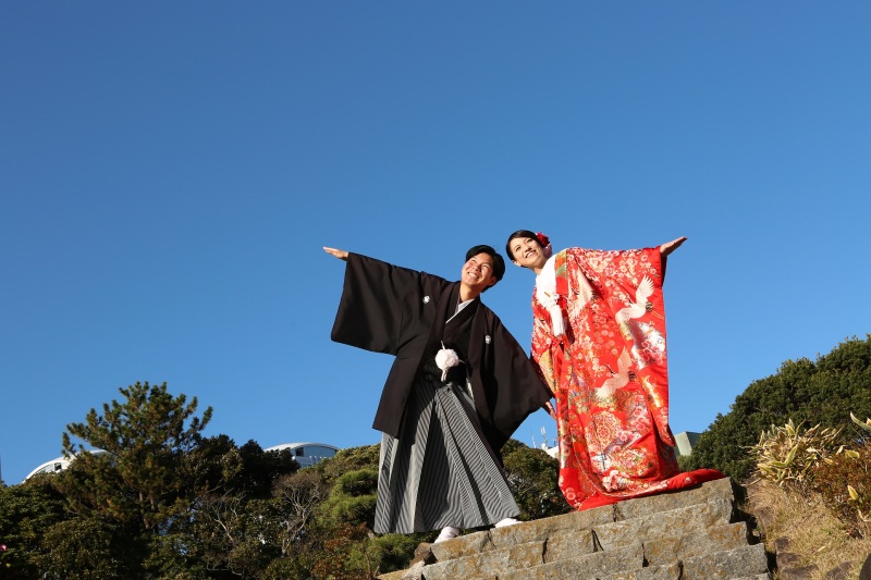 青空バックでの１枚