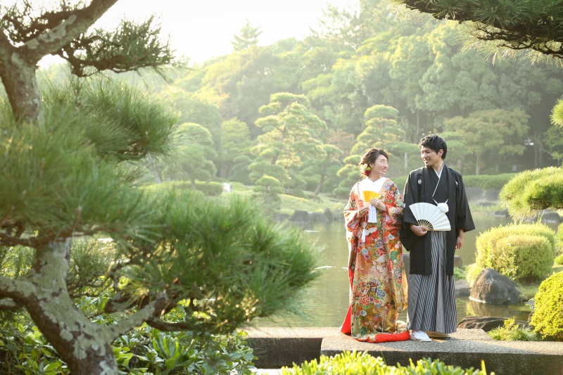 日本庭園らしい一枚