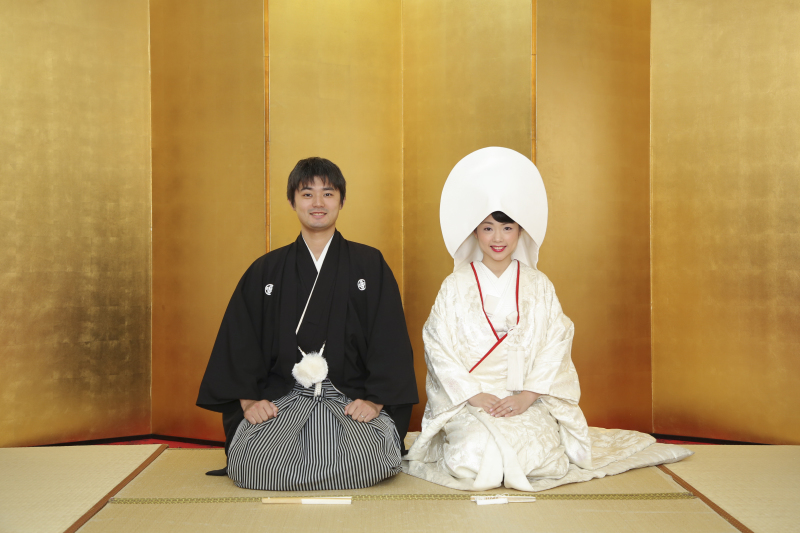 かっちりとした金屏風も撮れる