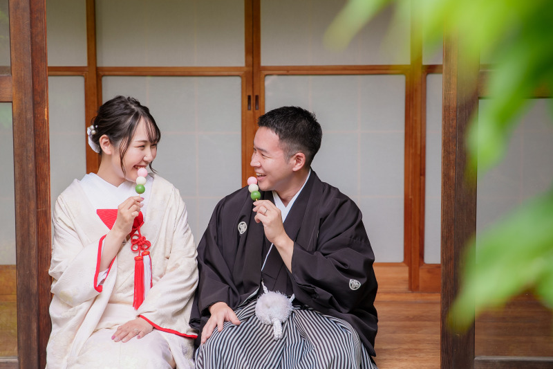 お二人の自然な笑顔で♡