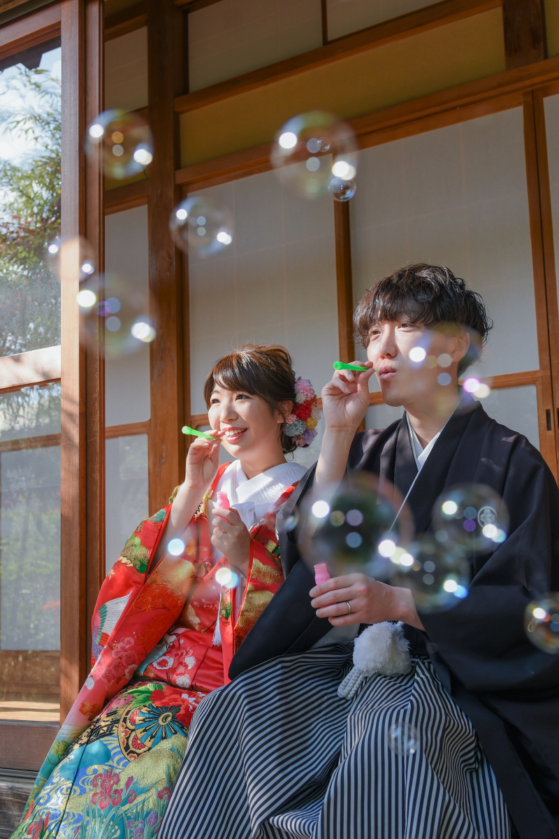 シャボン玉ショット