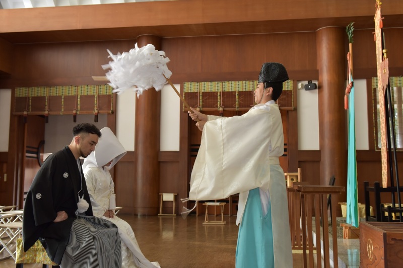 結婚報告式参拝を行いました