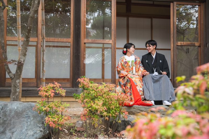 縁側でまったり