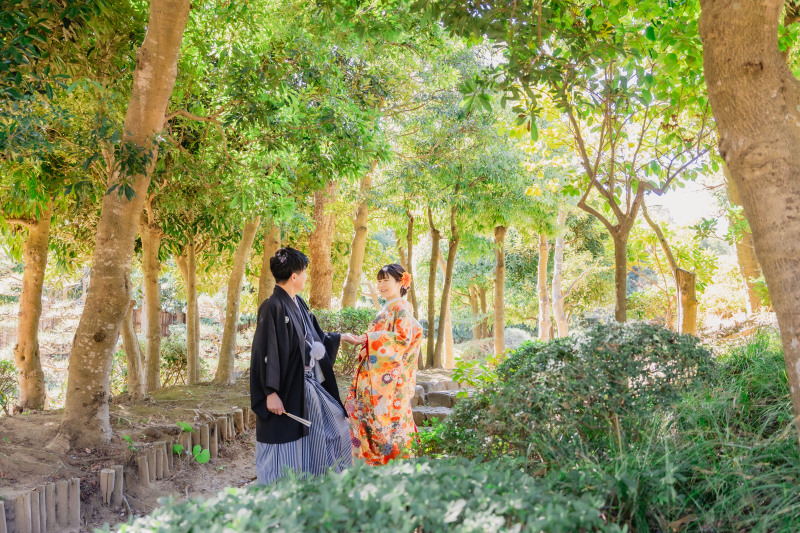 日本庭園の見浜園