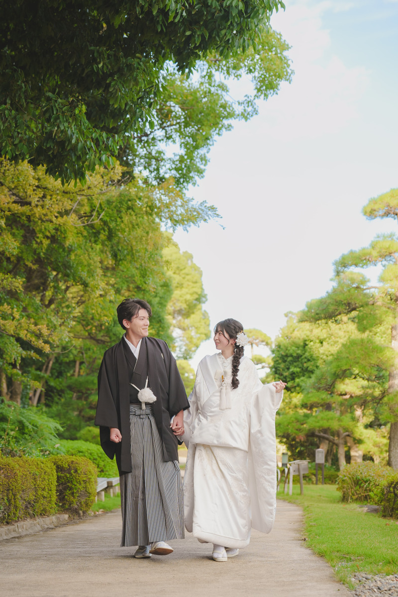 白無垢で見浜園