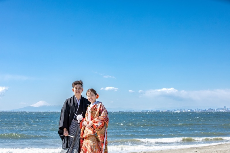【3/9撮影】和装×海ロケ