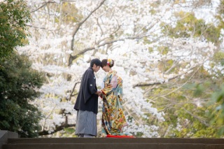 桜のシーズンで楽しく撮影♡