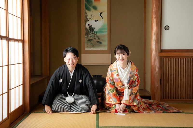 和室でのおじぎショット！