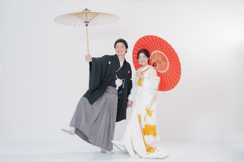 番傘を使っておしゃれな１枚に♪