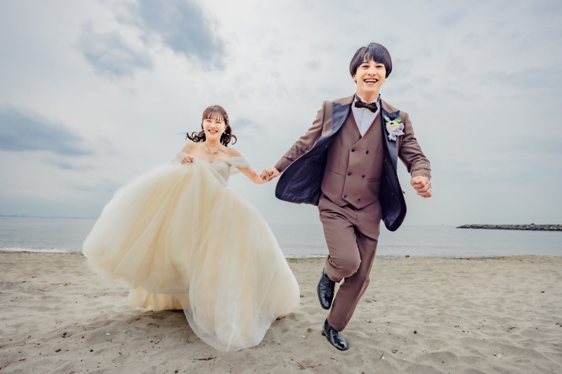 走っている瞬間をパシャ！