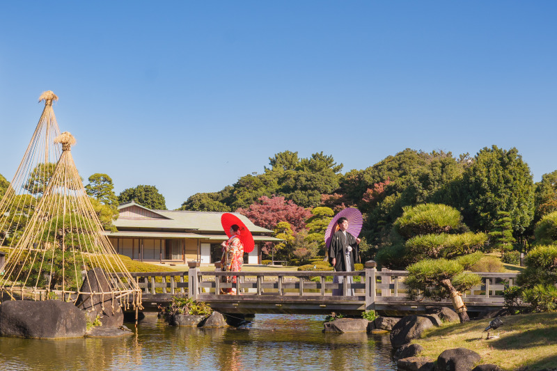 日本庭園の見浜園