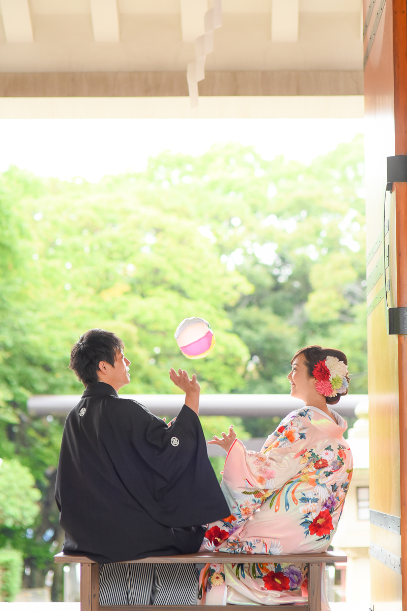 護国神社にて①