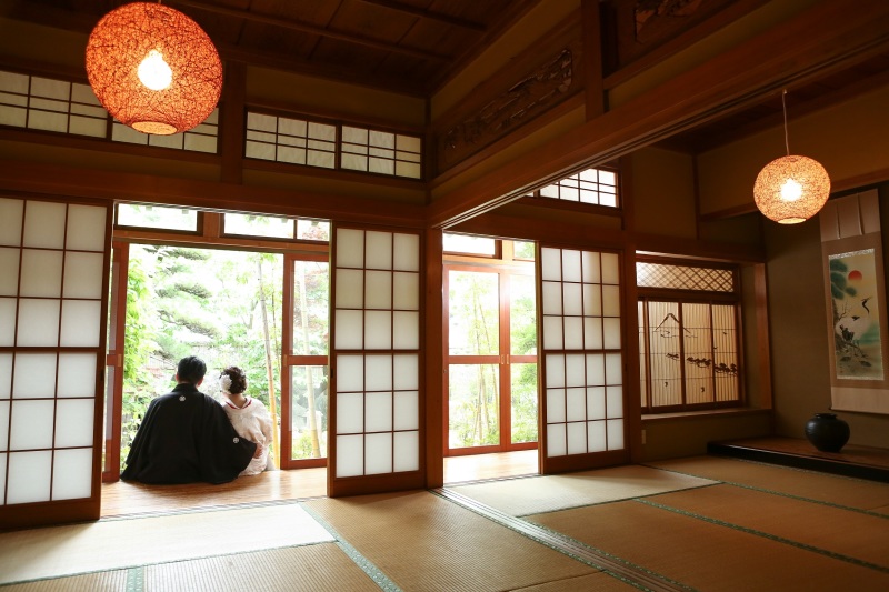 和装にぴったりのロケーション