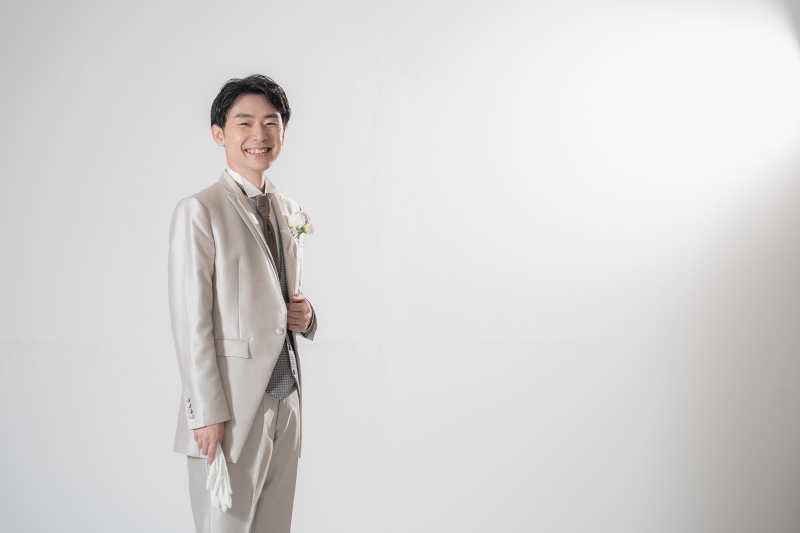 ご新郎様ソロショット