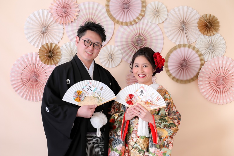 ペーパーファン×扇子