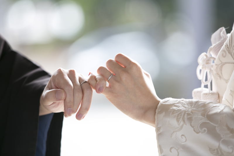 前撮りで必ず撮りたいポーズの1つ♪