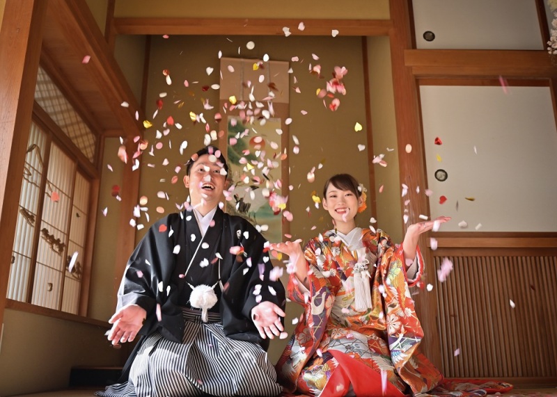 コンフェッティでお祝❁