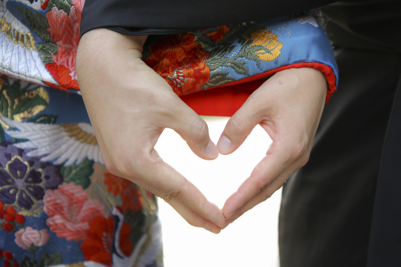 珍しいハートマーク♡