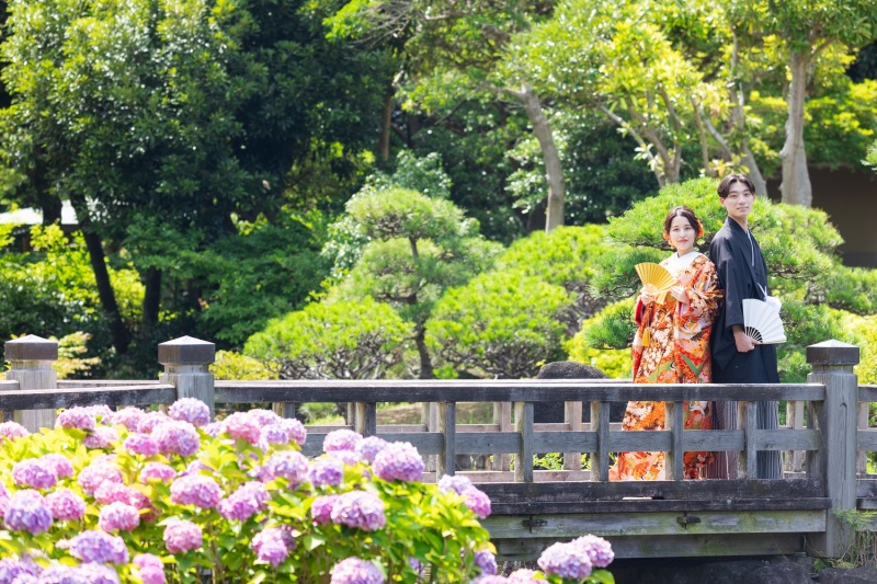 紫陽花と見浜園…♪