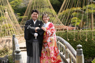 見浜園と四季亭で和装弐点プラン撮影