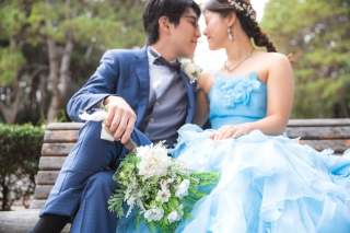 カラードレスでのご撮影♡