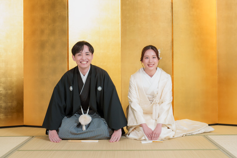 和装から撮影スタート!