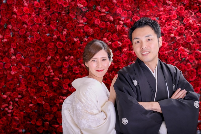 真紅のバラ壁❁