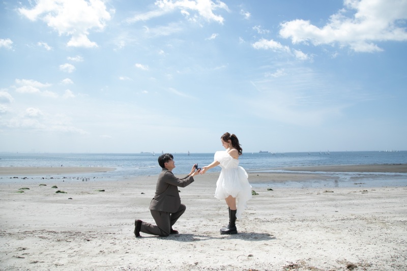 お持ち込み衣装で稲毛海浜公園撮影♪