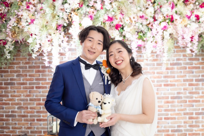 スタジオに移動して洋装撮影