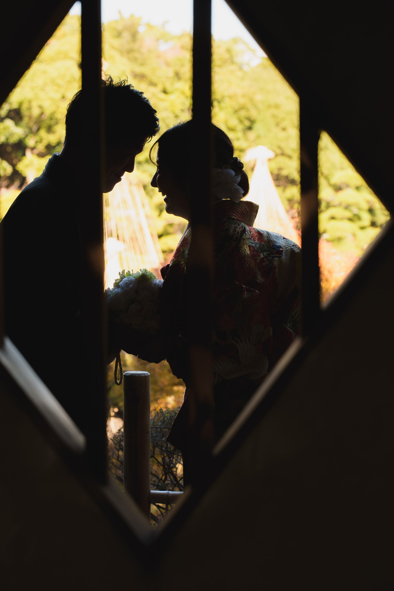 シルエット撮影も