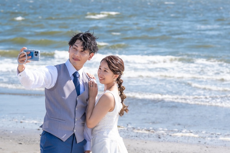 お2人の自撮りも