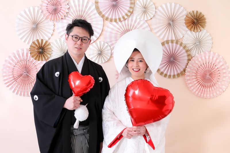 アイテムを使って華やかな仕上がり♡