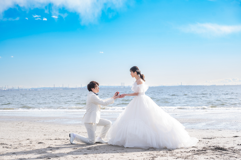 プロポーズポーズ