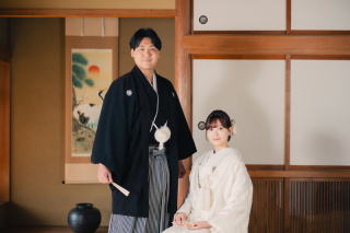 四季亭と稲毛海浜公園で和洋撮影