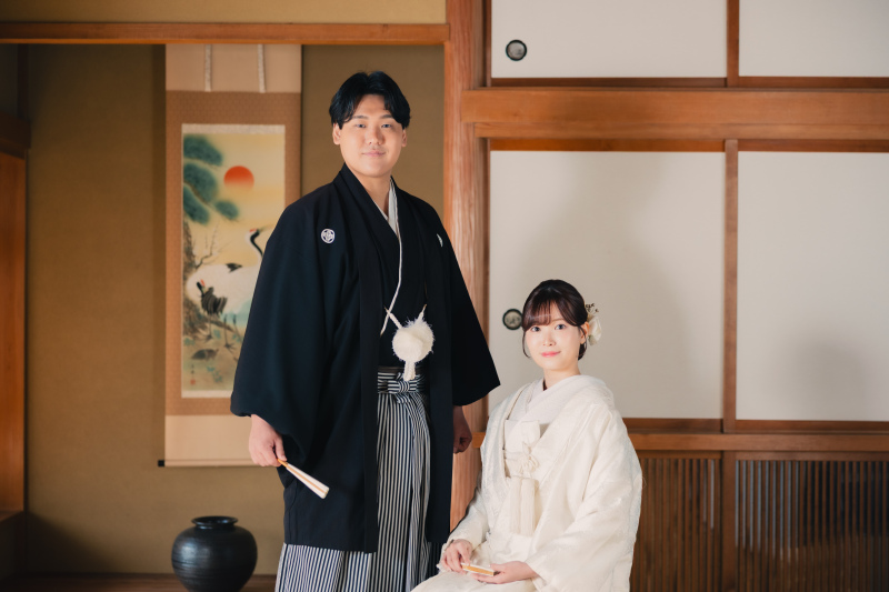 四季亭と稲毛海浜公園で和洋撮影