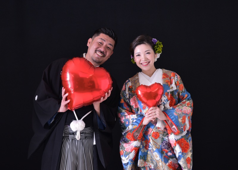 ハートバルーンでラブリー♡な1枚に♪