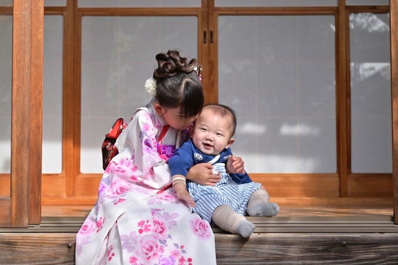 仲良しなお姉ちゃんと弟くんでした♫