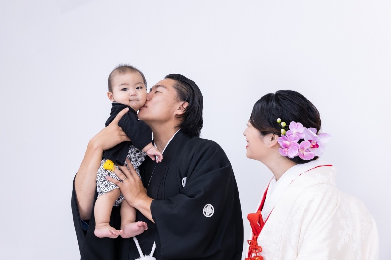 ご新郎様からのほっぺチュー☺♡