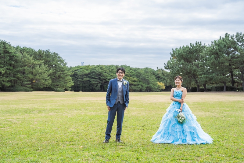 千葉店ではカラードレスもご用意しております♡