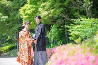 ツツジと見浜園♡